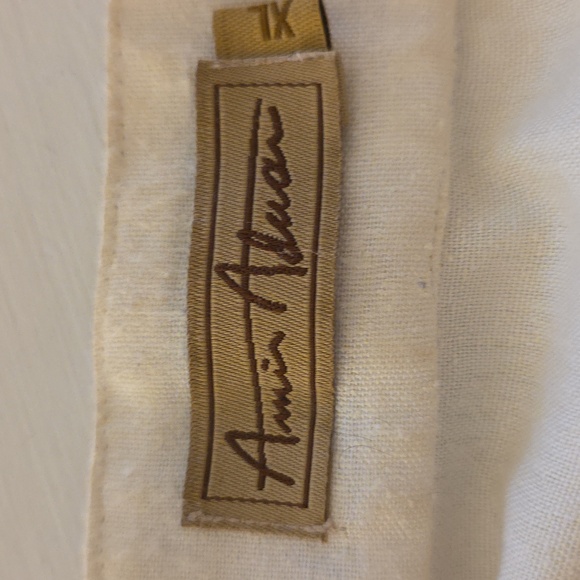 Designer Mens 100% Cotton Kurta Shalwar Pants 2PC Cream XL Pakistani Indian - Picture 7 of 7